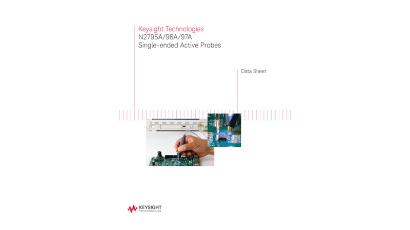 N2795A/96A/97A Single-ended Active Probes